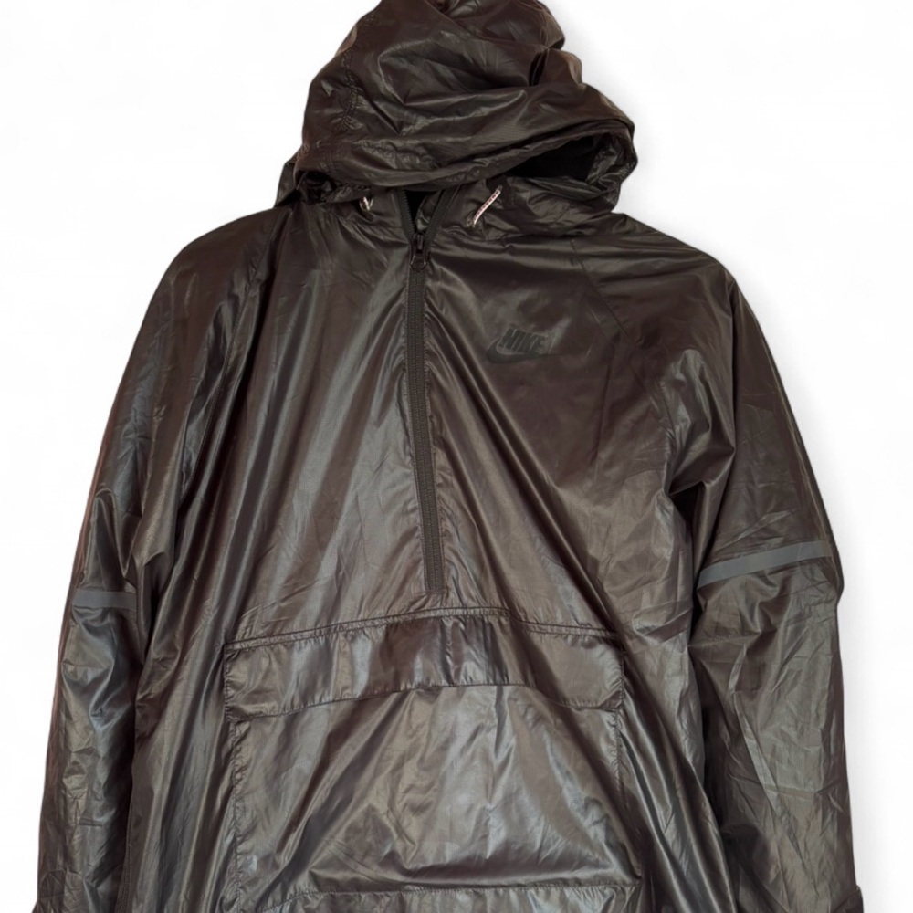 Nike Track & Field Half-Zip Windbreaker Jacket Black/Gray Men’s Medium